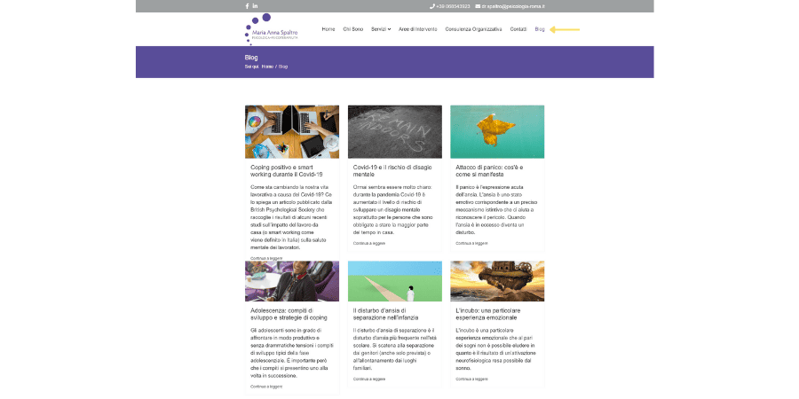 Struttura Blog Aziendale