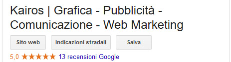 importanza recensioni sulla scheda di google