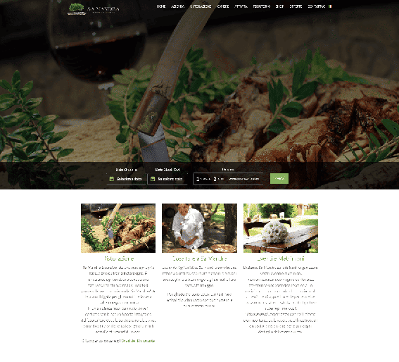 sito azienda agricola agriturismo