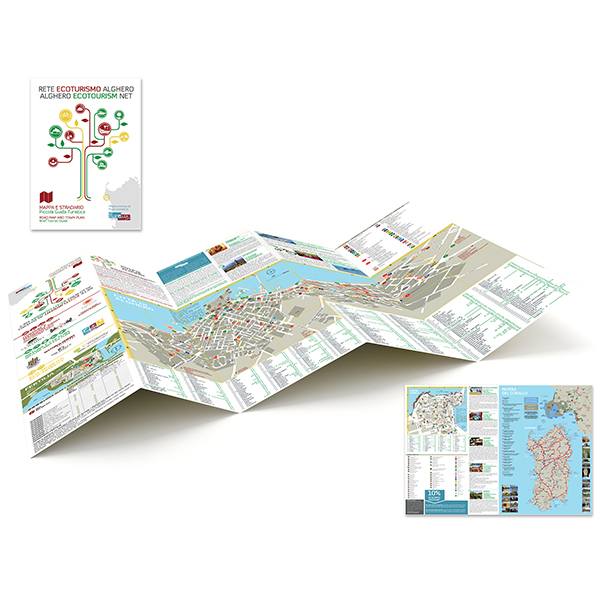 progettazione grafica cartina turistica